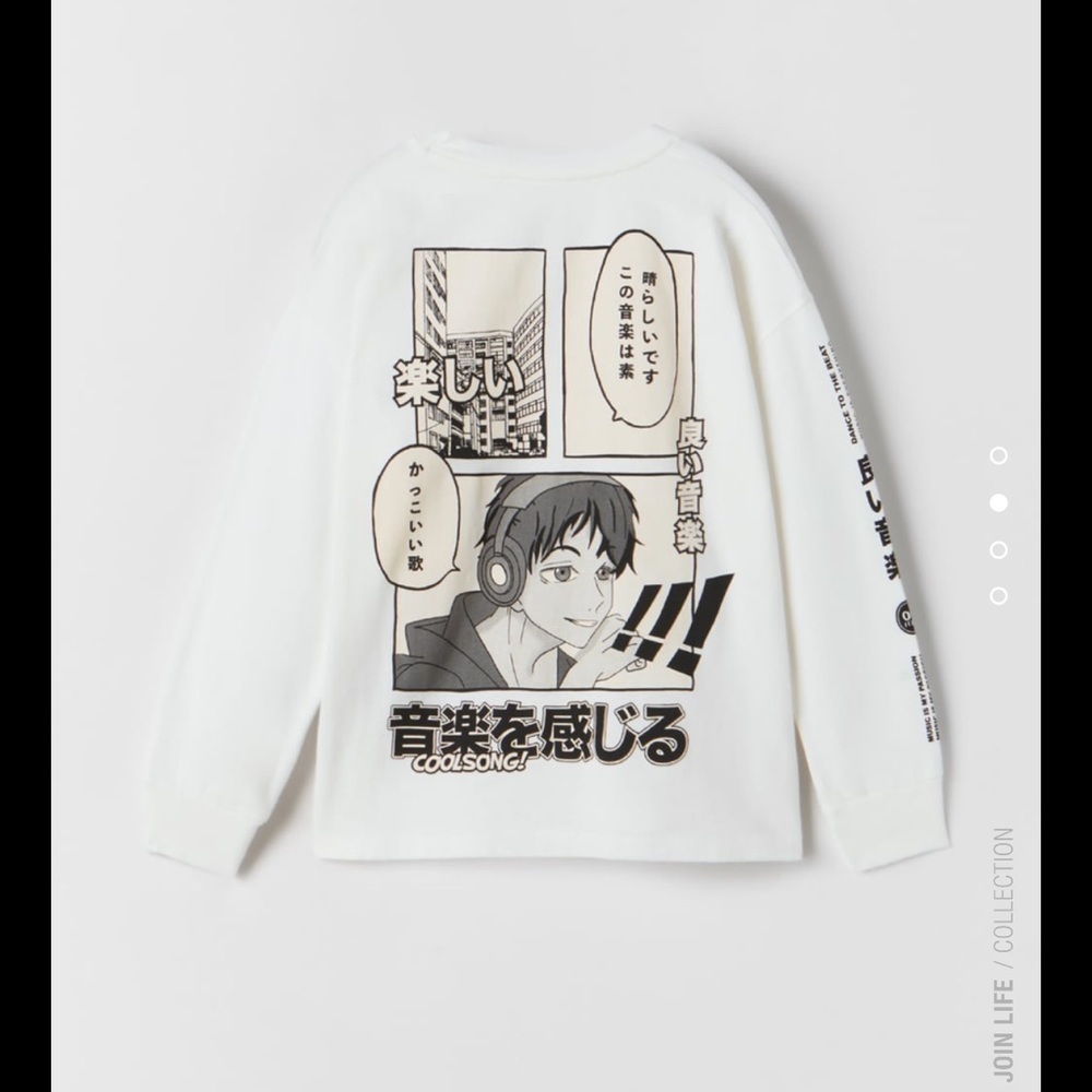 Zara Anime Shirt - Picture 1 of 8